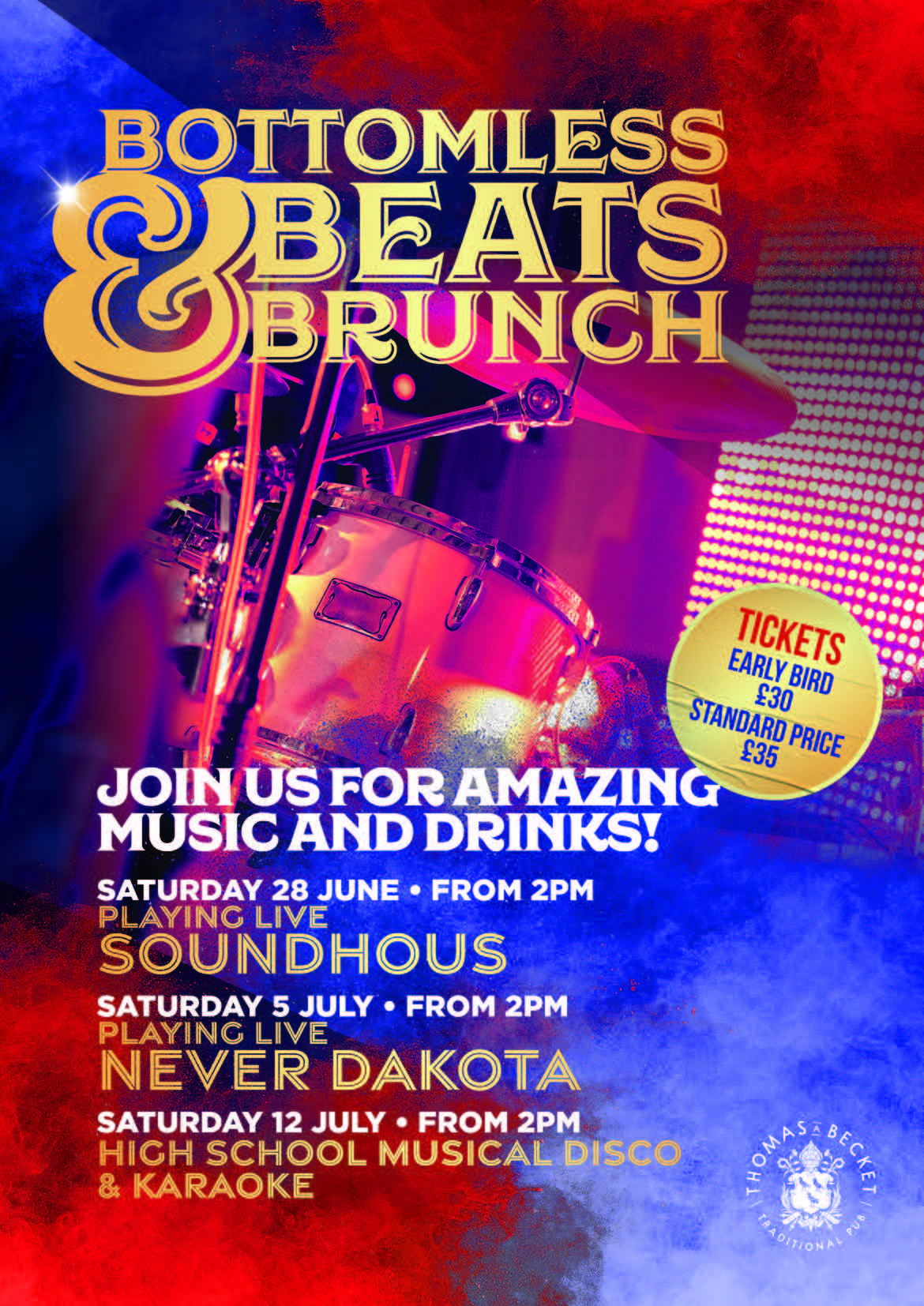 TAB Bottomless Beats  Brunch June-July 2025